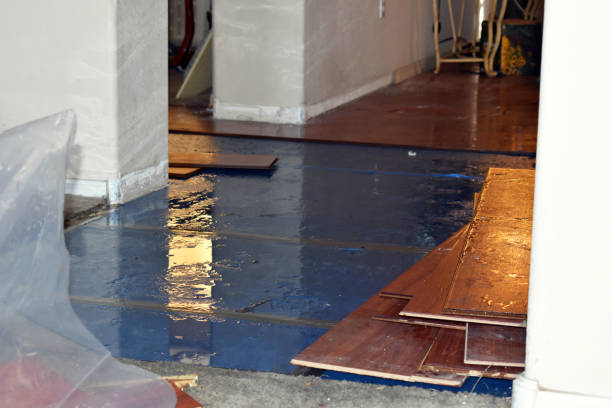 Professional Burst Pipe Cleanup technician working in Wildwood, NJ